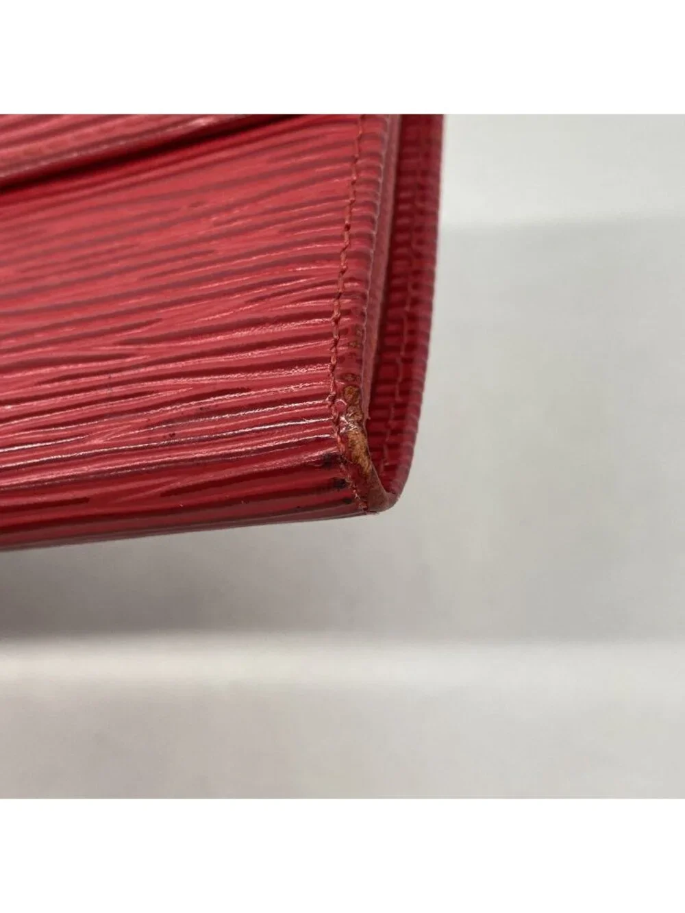 Louis Vuitton Wallet Epi Pochette Porte Monnaie Credit Rouge